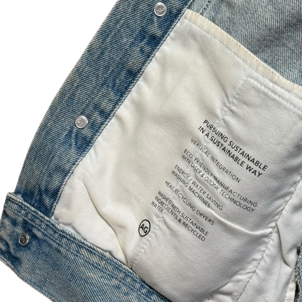 AG Adriano Goldschmied Sky Blue Jean Jacket - Picture 2 of 7